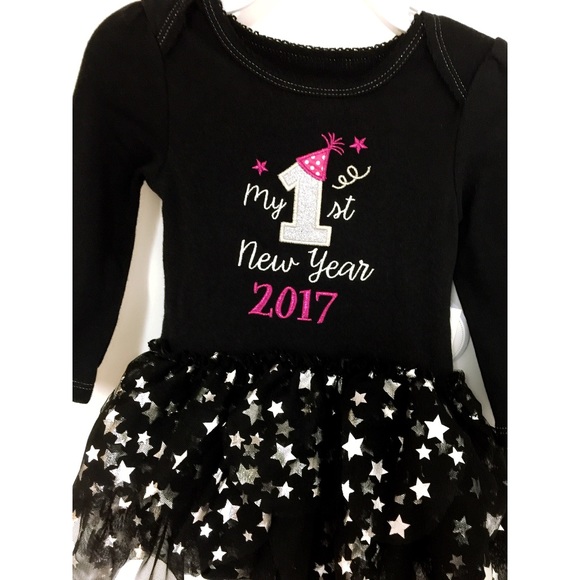 Toddler Girls tutu dresses size 6-9 month black - Picture 3 of 6